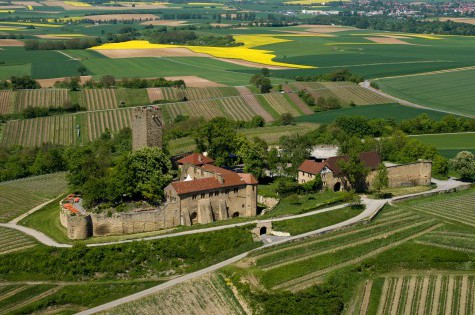 Vogelperspektive Burg Ravensburg