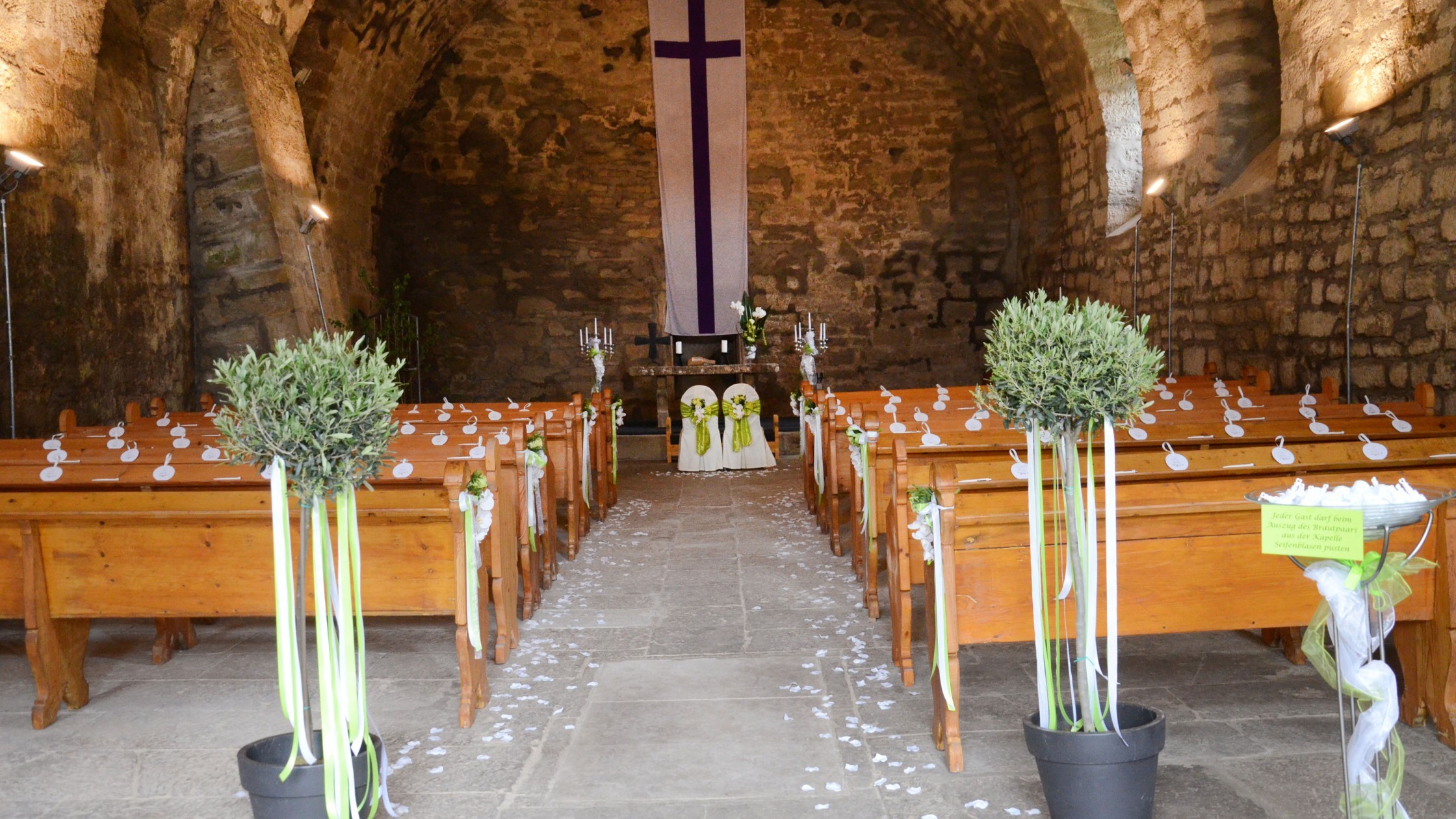 Traukapelle Hochzeit auf der Burg Ravensburg