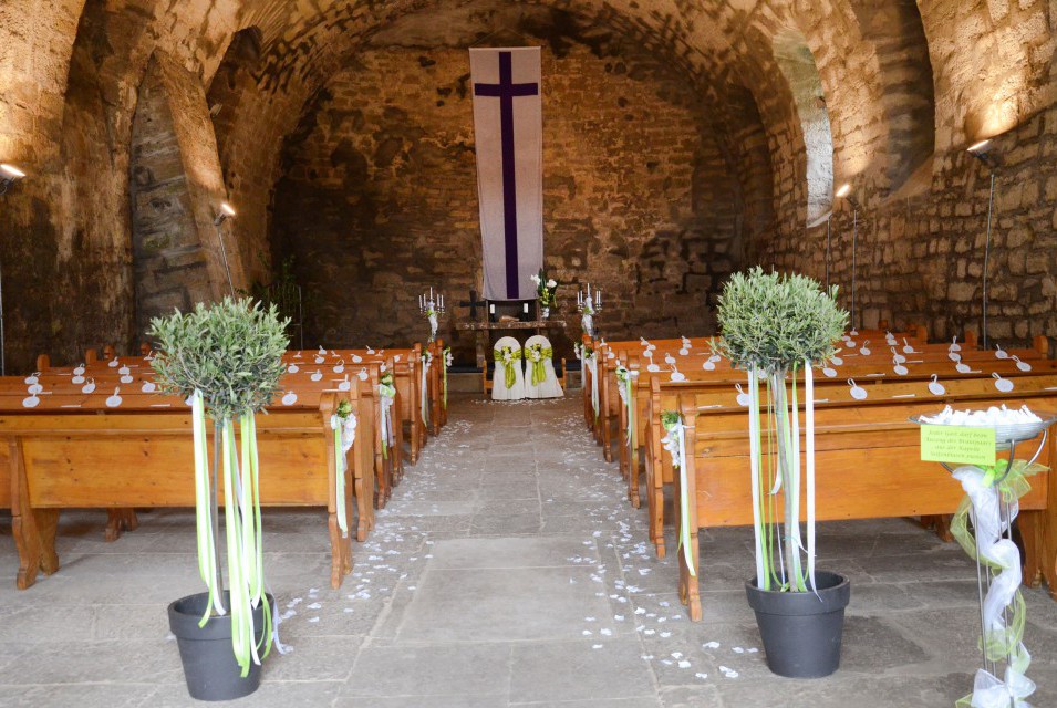 Traukapelle Hochzeit auf der Burg Ravensburg