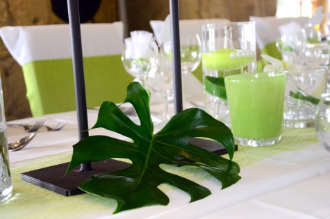 Tisch Detail Hochzeit
