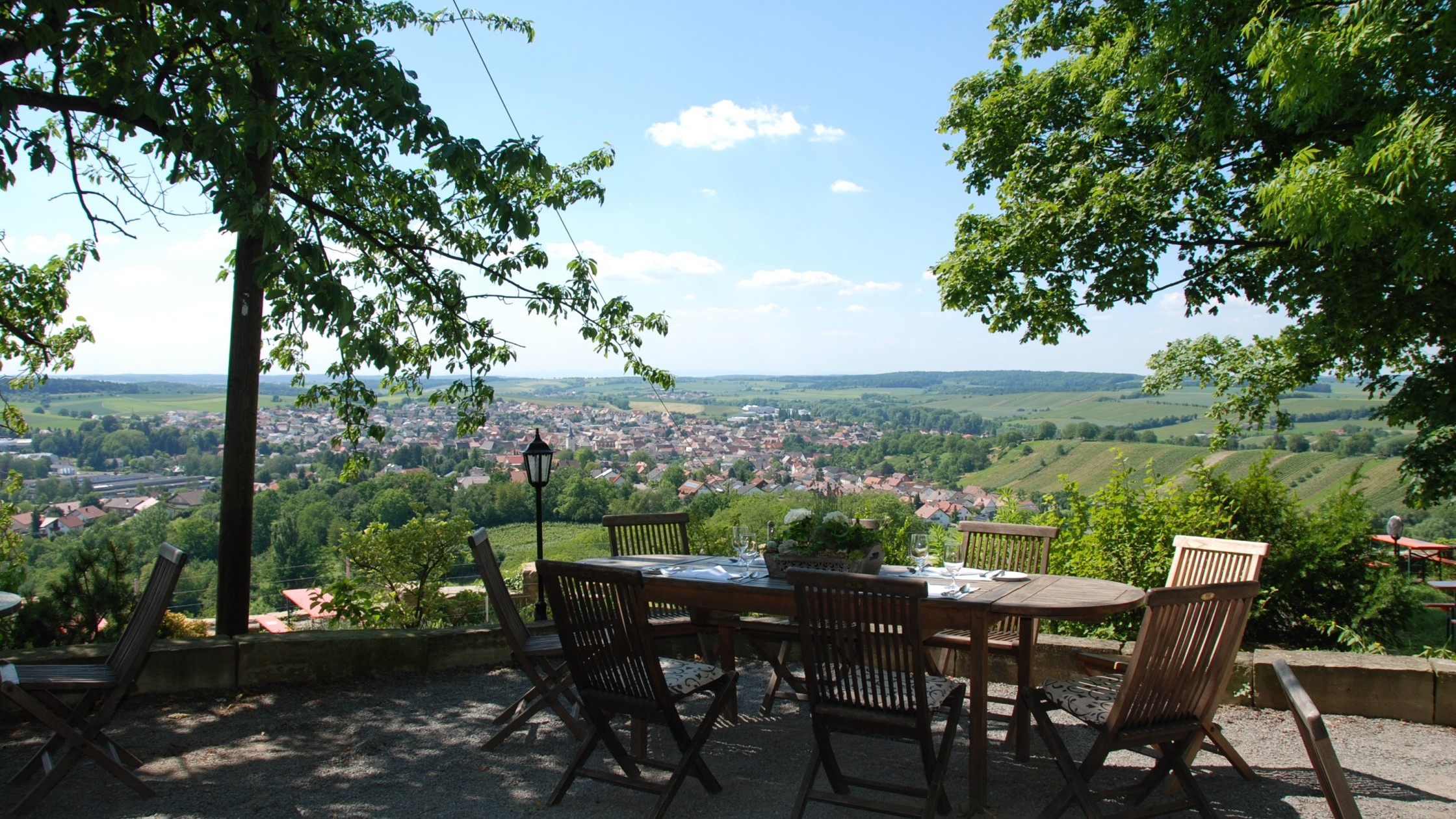 Ausblick der Terrasse