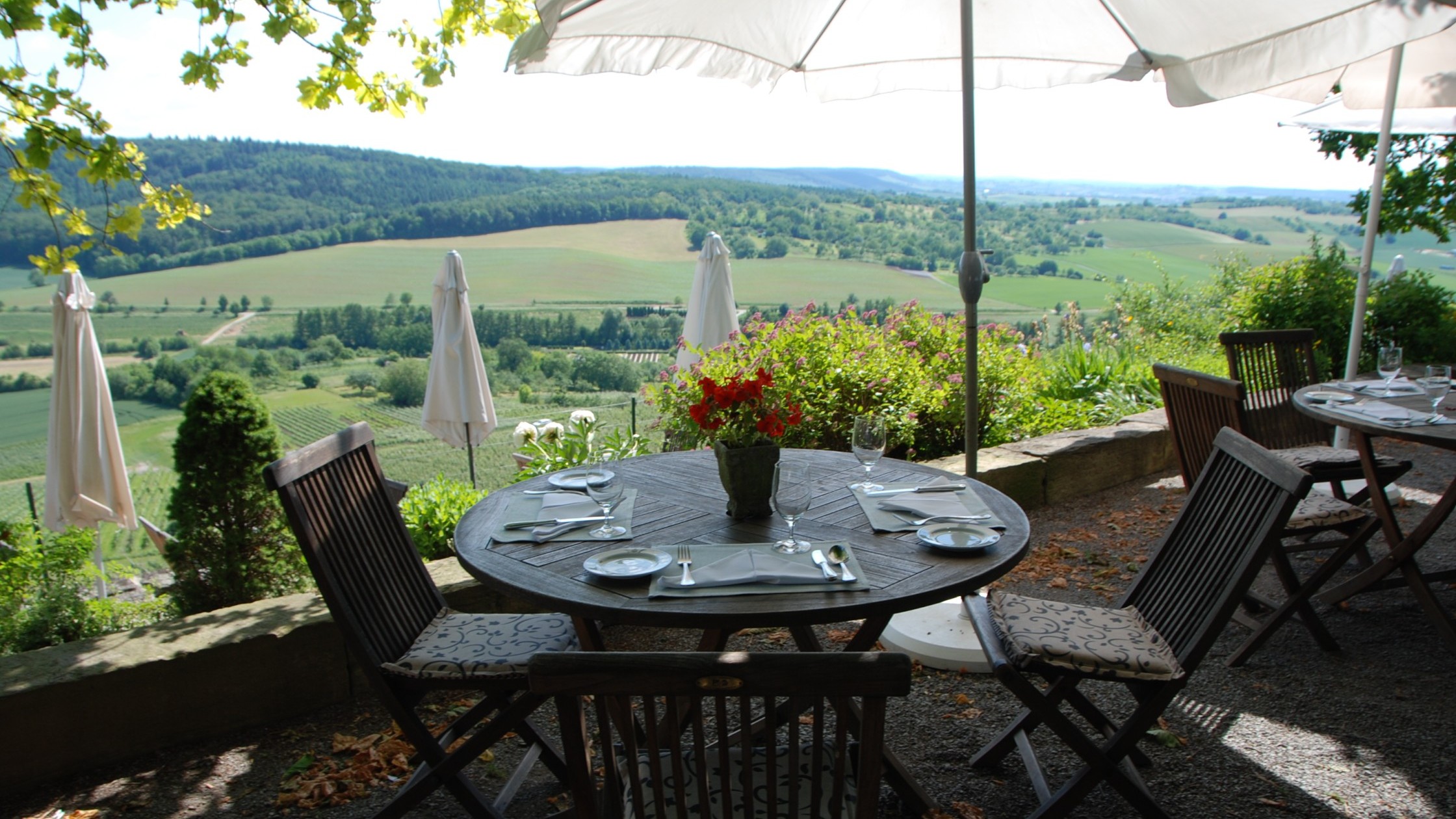 Terrasse Burg Ravensburg