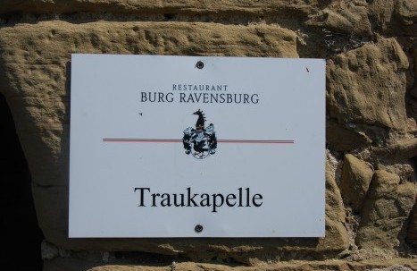 Schild Traukapelle