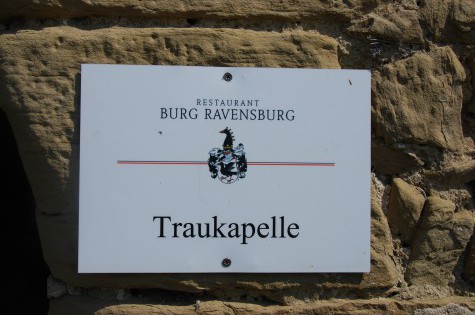 Schild Traukapelle