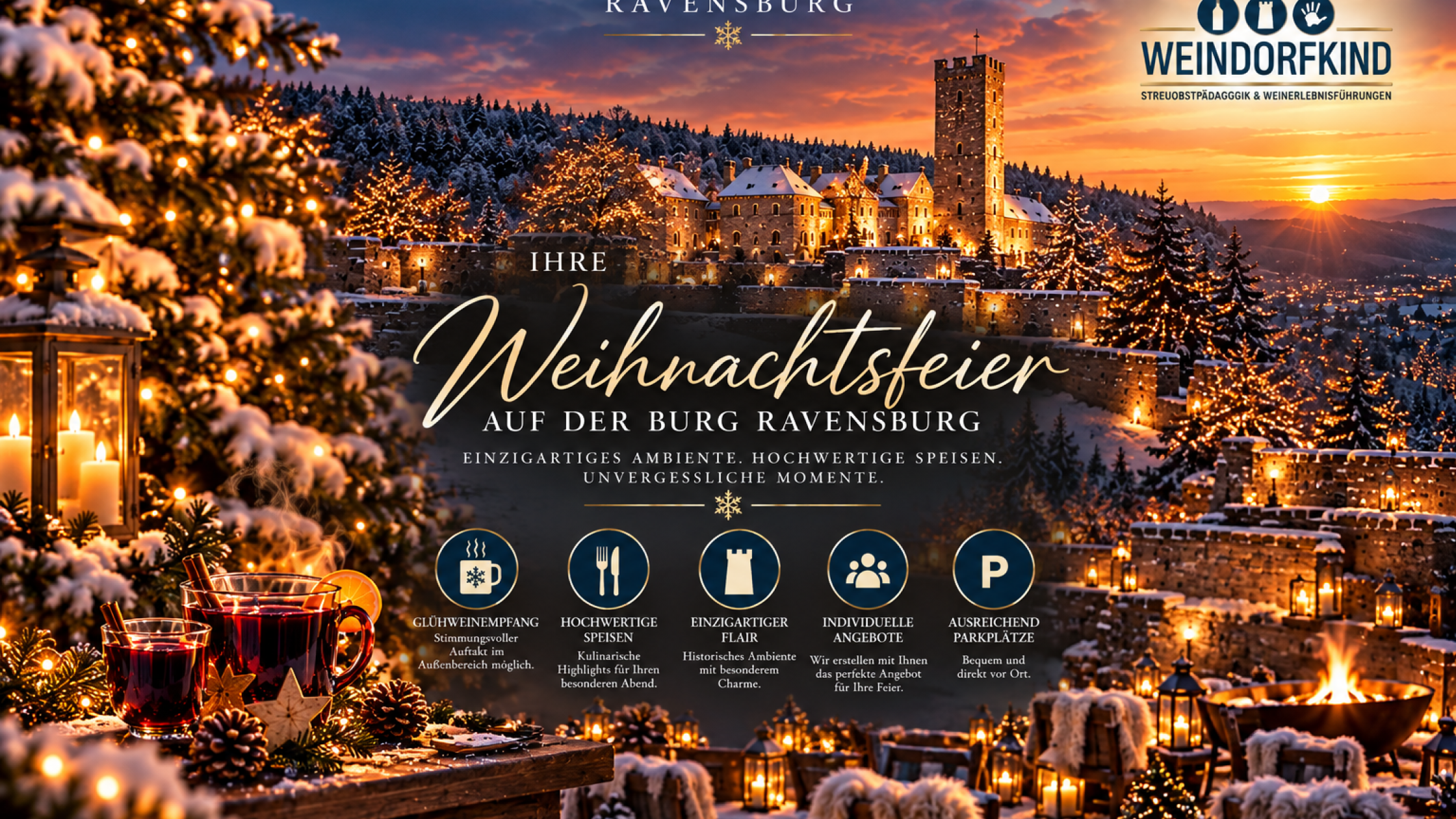 Weihnachtsfeier auf Burg Ravensburg-2